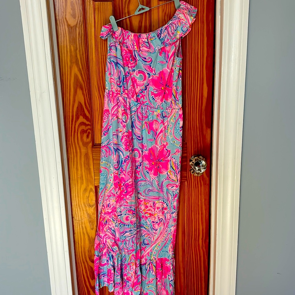 Lilly Pulitzer girls “tarzan” long dress.